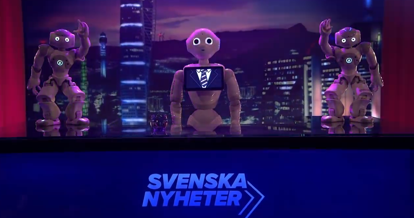Robot choreography for Swedish television